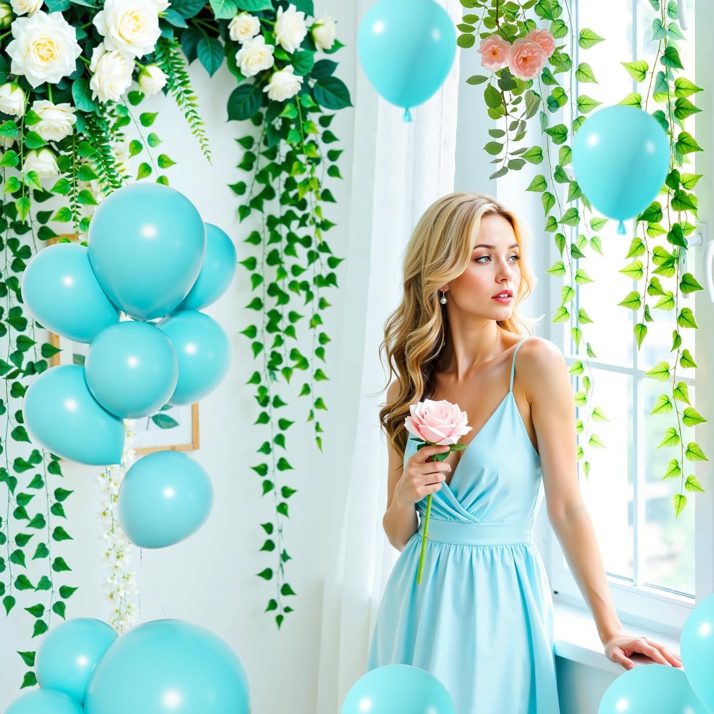 Amandir 153pcs White Sand Balloons Arch Garland Kit Different Sizes 18 12 10 5 Inch Cream Beige Sand White Latex Balloon for Birthday Boho Neutral Baby Shower Wedding Anniversary Party Decorations