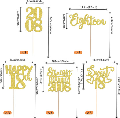 15 PCS 50th Birthday Centerpiece Sticks Fifty Happy 50th Straight Outta 1976 Table Flower Centerpieces Sticks Cheers to 50 Floral Decorations for 50th Birthday Party Centerpieces Supplies Black