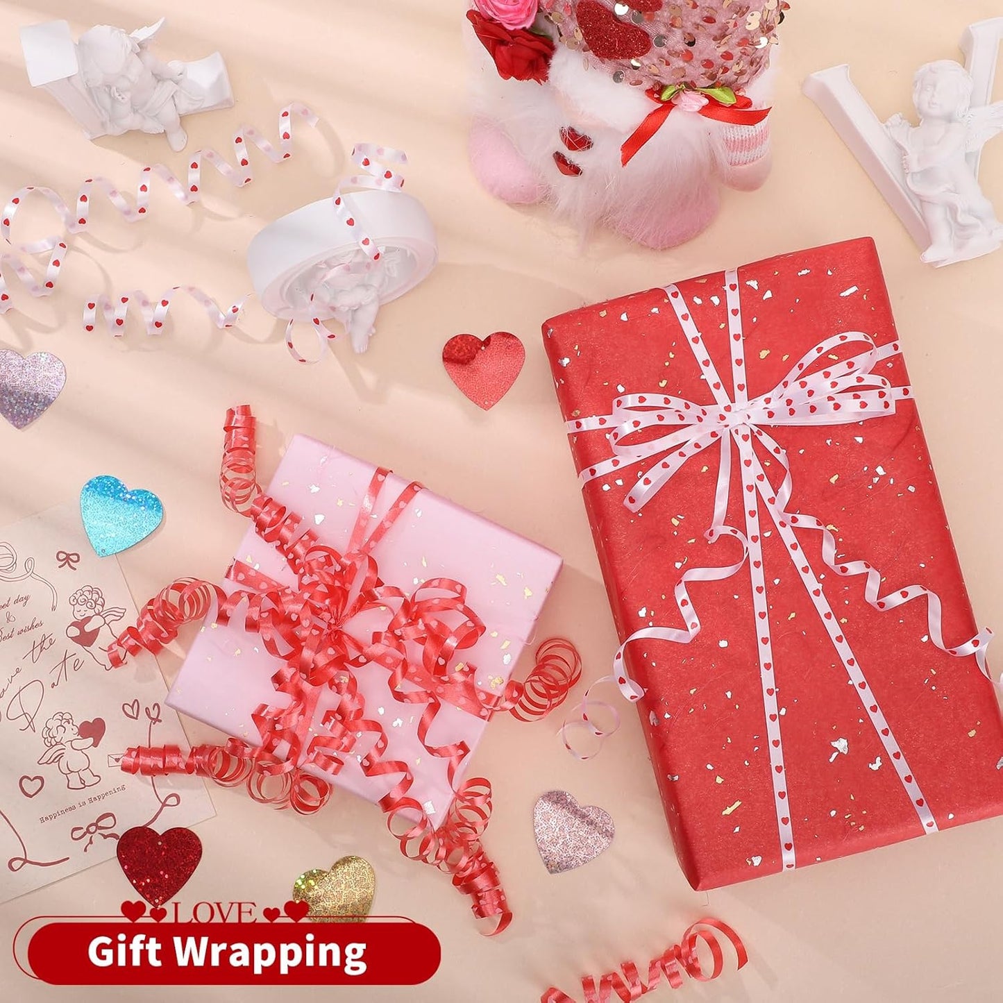 woric 6 Rolls Curling Ribbon Spring Easter Ribbon 1800 Feet Colorful Balloon String Ribbons 1/5 Inch Thin Ribbons for Arts Crafts Spring Mothers Day Graduation Wedding Birthday Party Gift Wrapping
