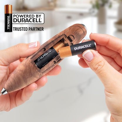 Zulay Kitchen Powerful Milk Frother Wand With Duracell Batteries - Ultra Fast Handheld Drink Mixer - Electric Whisk Foam Maker for Coffee, Lattes, Cappuccino & Matcha - Z1 Motor - Black - Colors D