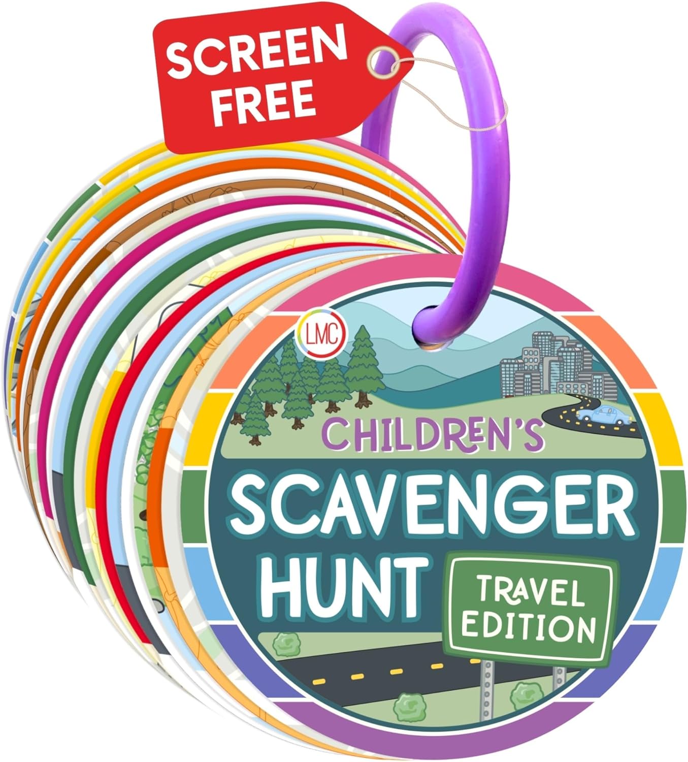 Children's Scavenger Hunt | Toddler Activities | Games for 2, 3 Year Old's & Up | Kids Educational Scavenger Hunt Cards (Travel Edition)