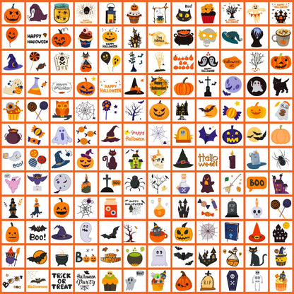 Partywind 408 PCS Kids Tattoos for Party Supplies, Individually Wrapped Sheet Temporary Tattoos Stickers for Kids Goodie Bag Stuffers, Fun Birthday Party Favors - Mixed