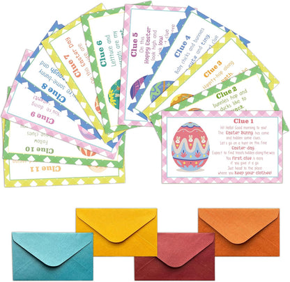 Easter Scavenger Hunt Games, Easter Treasure Hunt Clues Game Cards, Easter Party Games for Adult Friend Groups, Easter Party Decorations Supplies Favors，02