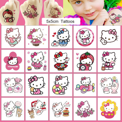 20 Sheets Disney Princess Temporary Tattoos for Kids, Birthday Party Favors, Cute Cartoon Decoration Sticker Gifts for Girl Boys Home Activity Class Prizes Carnival Christmas Rewards