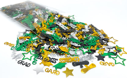 Black and Gold Grad Graduation Decorations 2026 - Pack of 1000, Congrats Grad Graduation Confetti 2026 | Grad Confetti Class of 2026 for Black and Gold 2026 Graduation Decorations, KatchOn