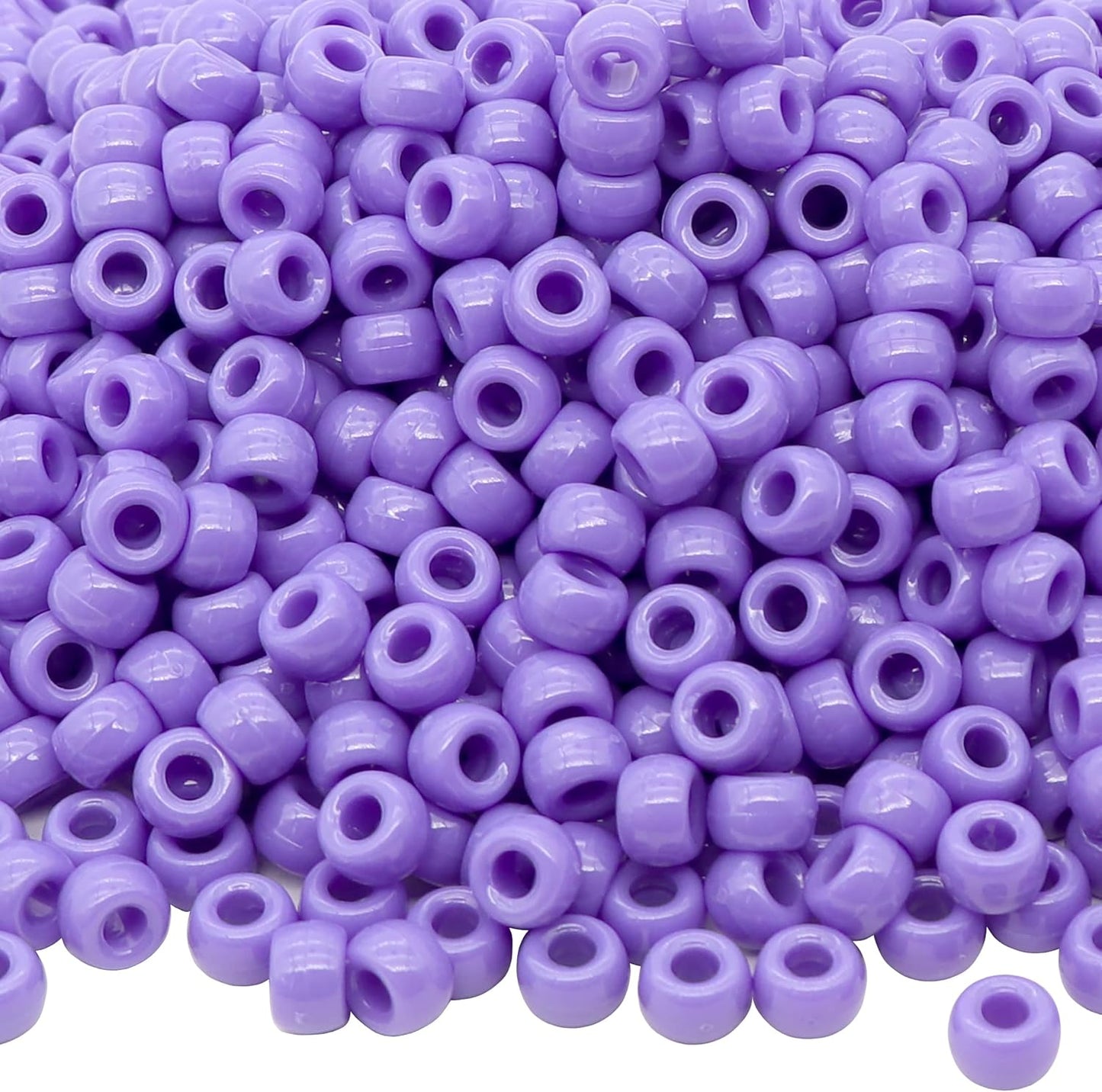 1000Pcs Glow in The Dark Pony Beads 9mm Plastic Kandi Beads Bulk for Friendship Bracelet Necklace Craft Jewelry Making Beads for Hair Braids 9 Color