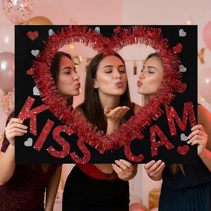 RattanView 2026 Graduation Photo Booth Props Frame Class of 2026 Congrats Grad Selfie Picture Frame, Cardboard Large Photo Booth Prop for High School & College Graduation Party Decorations