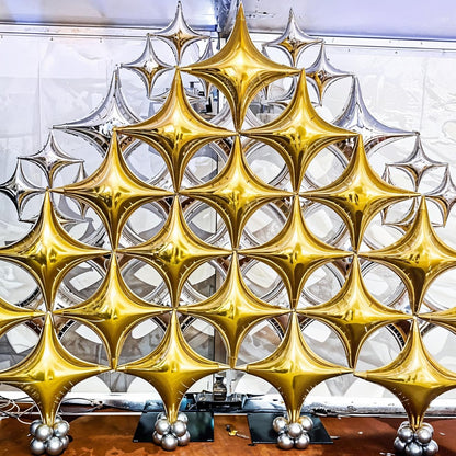 HILAVO Crown Balloons, Large Gold Foil Crown Balloons Gold Crowns Decoration for King and Queen Party Royalty Birthday Wedding Party Baby Shower Decorations Supplies
