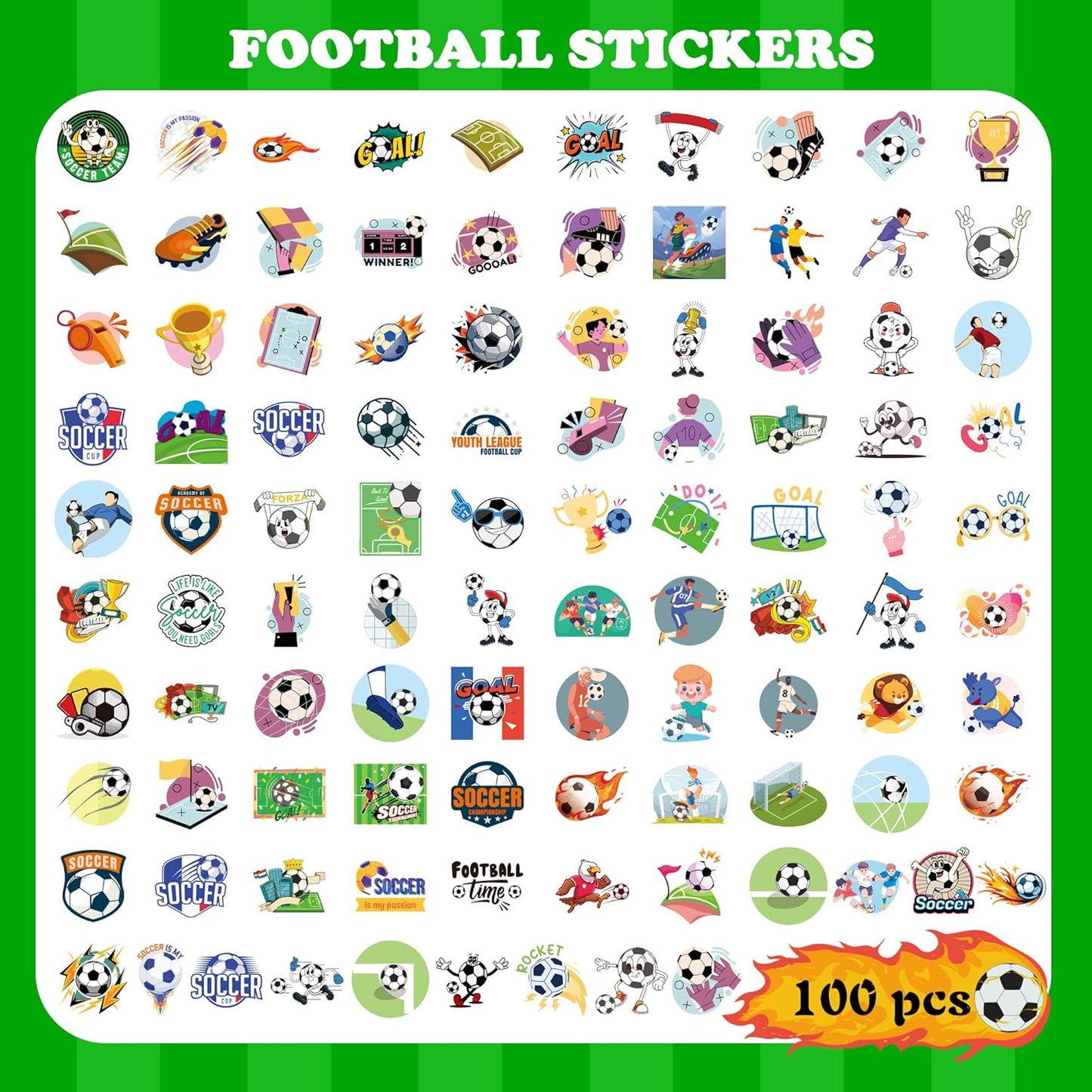 OHOME 100 PCS Water Bottle Stickers for Kids,Cute Animal Aesthetic Sticker Pack - Waterproof Vinyl Kawaii Stickers for Girls Boy Classroom Prizes,Party Favors for Scrapbook, Laptops, Journal,Birthday
