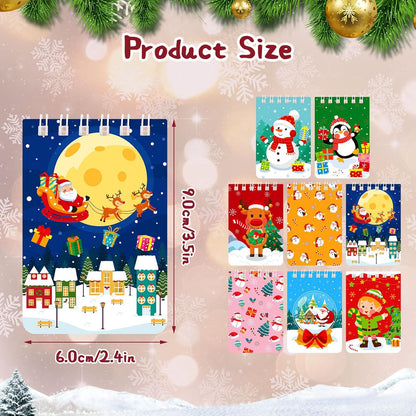 MARFOREVER 24 Pack Mini Animal Notepads Cat Dog Themed Party Favors Cat Dog Mini Spiral Notepads Pet Kitty Gifts for Birthday Teacher Students Reward School Classroom Supplies Goodie Bags Stuffers