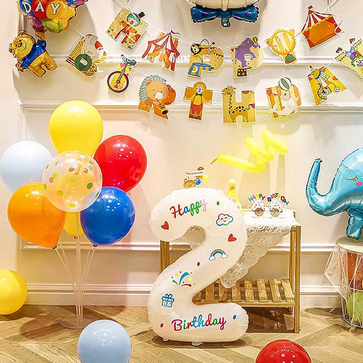 JOYYPOP 4 Sets Balloon Stand Kit For Table, Balloon Sticks with Base Birthday Graduation Party Decorations Wedding
