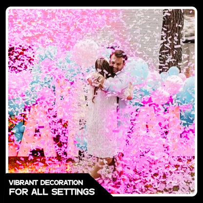 Ultimate Confetti, Multicolor Biodegradable Confetti - Rectangular Fluttering Tissue Paper Confetti for Cannon and Launcher use - Best for Holidays, Birthday, Wedding, and Parties - 1 lb, 16 oz