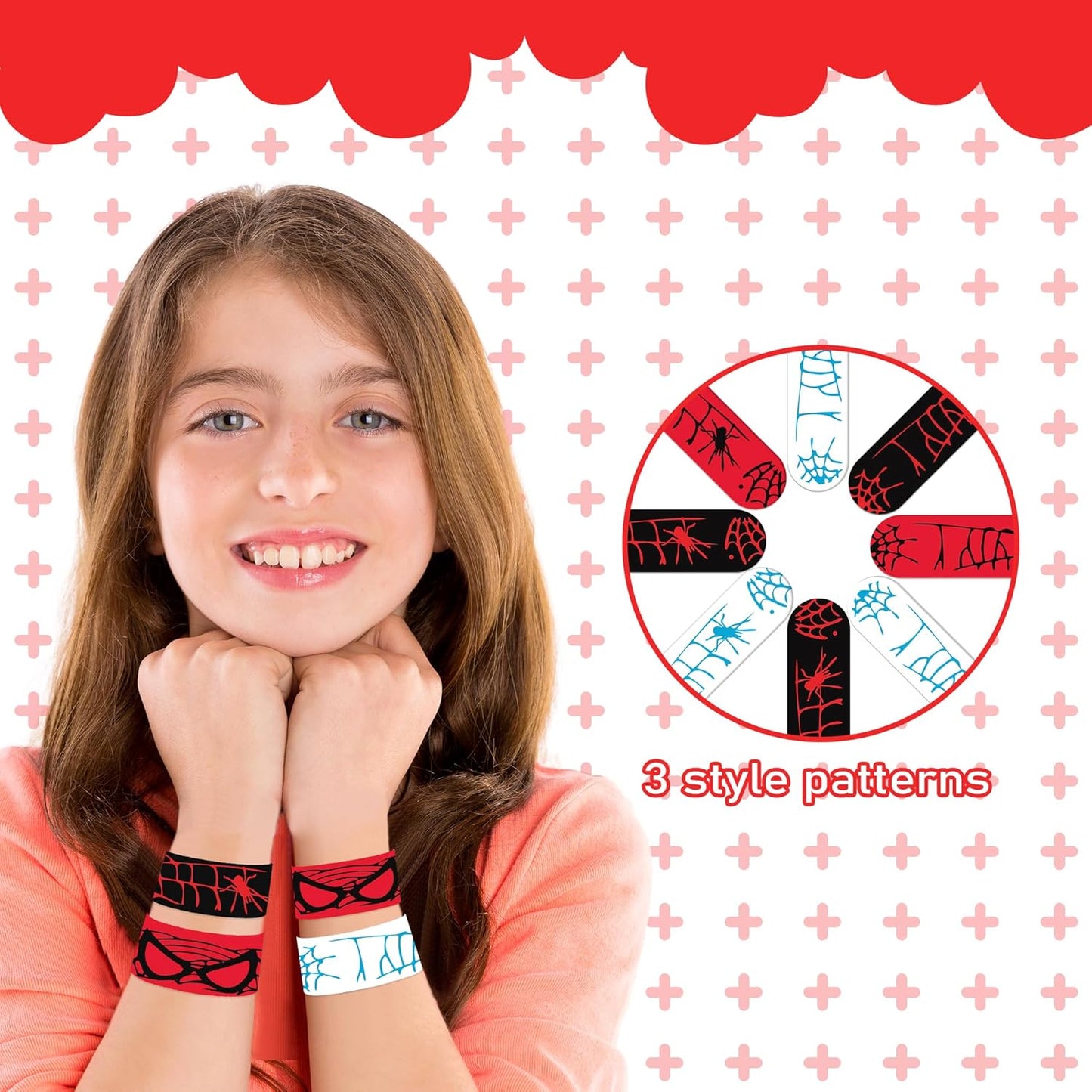24Pcs Birthday Party Supplies Favors,Slap Wristband Set,Best for Fill Up the Goodie Bags