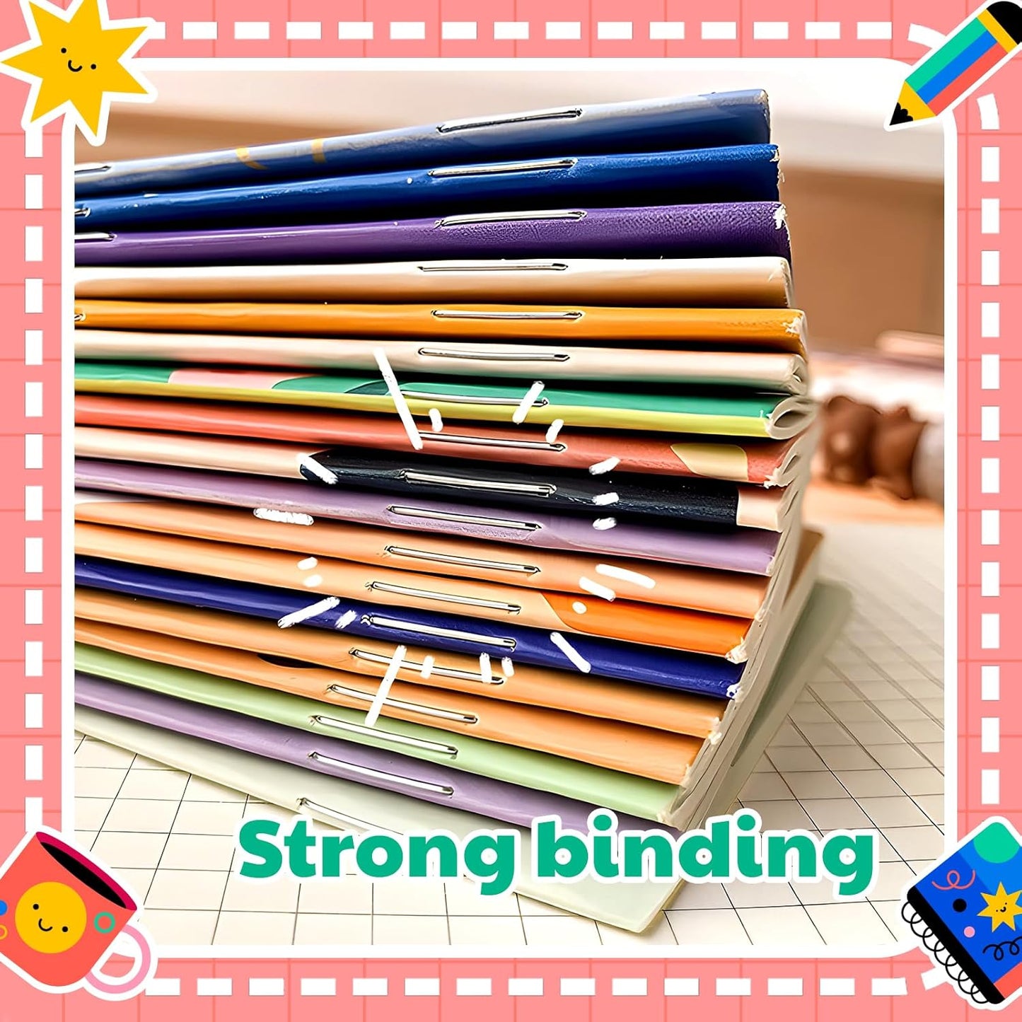 100pcs mini notebooks bulk party favors small cute pocketbook kawaii cartoon animal journal mini notepads for Christmas Classroom Prizes Gift College Ruled Pages back to school supplies for student
