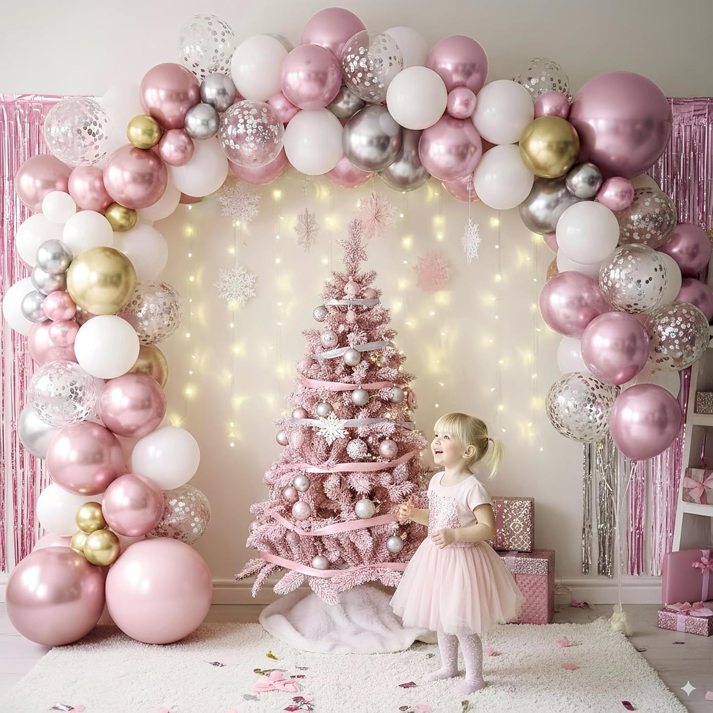 Sage Green and Dusty Pink Balloons, Retro Pink Muted Green White Gold Baby in Bloom Balloons for Girls Women Floral Fairy Wildflower Camping Birthday Woodland Baby Shower Garden Tea Party Decorations
