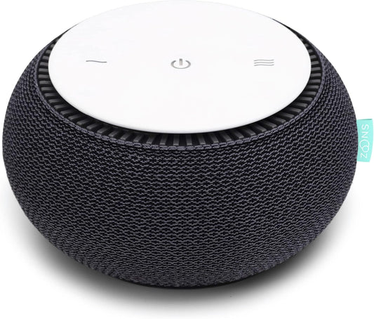 SNOOZ Smart White Noise Machine - Real Fan Inside for Non-Looping Sound, Portable Sleep Aid for Adults, Dogs, Travel, Home, Bedroom, Sleeping, Office Privacy, Therapy, & Baby Registry Essential- Cloud