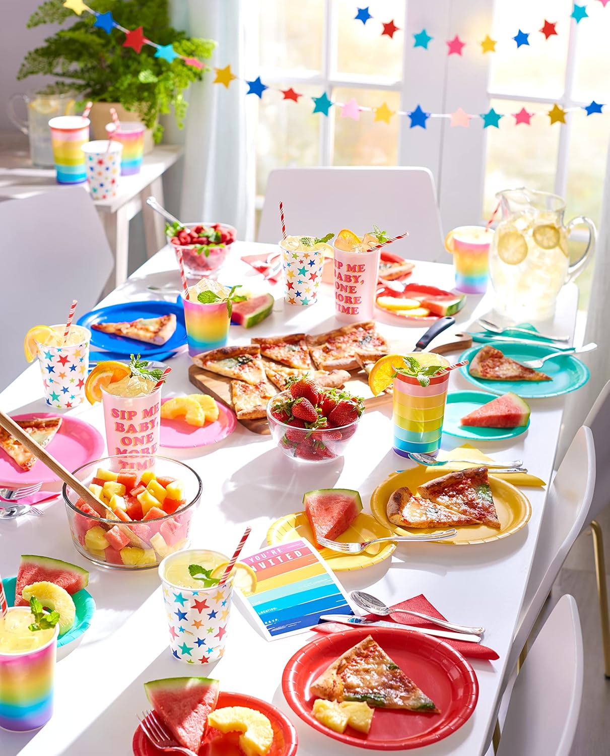 American Greetings Rainbow Party Supplies, Lunch Napkins (50-Count)