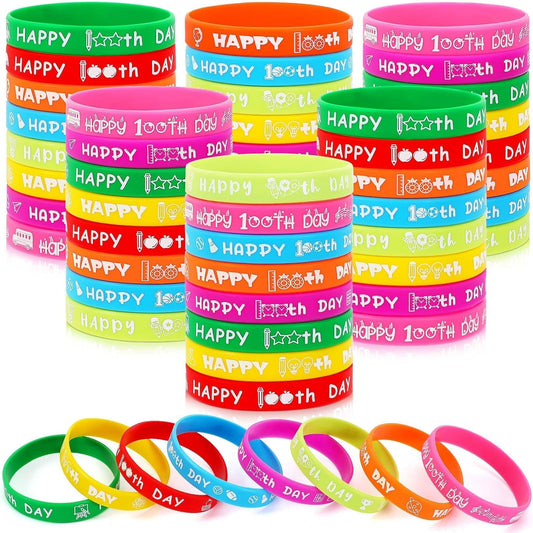 JUNEBRUSHS 64pcs Motivational Quote Silicone Bracelets Bulk Colored Inspirational Rubber Wristbands Unisex Accessories for Women Men Teens Teacher Home Office Party Favor Gifts Supplies (16 Designs)