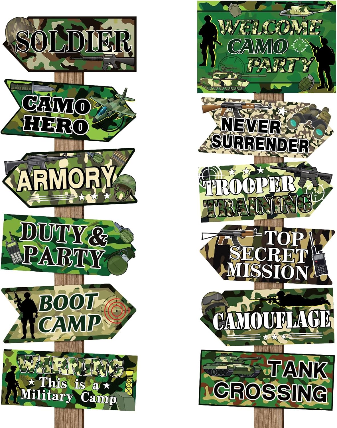 24 Pieces Retirement Decorations Retirement Party Directional Sign Retired Welcome Signs for Adults Retirement Themed Party Decorations Birthday Party Supplies