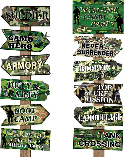 24 Pieces Retirement Decorations Retirement Party Directional Sign Retired Welcome Signs for Adults Retirement Themed Party Decorations Birthday Party Supplies