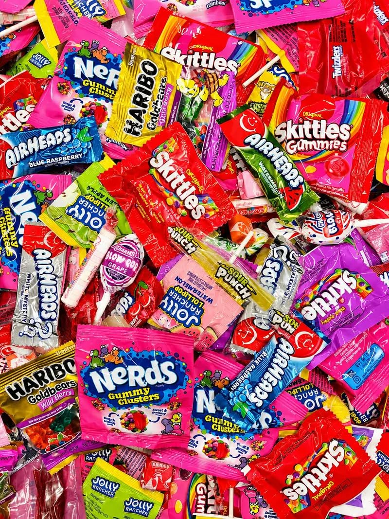 Variety Candy Pack - 2 LB Assorted Party Mix - Individually Wrapped Bulk Candy - Pinata Mix - Deluxe Queen Jax Assortment