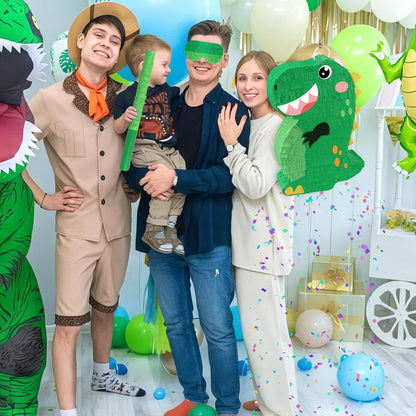 Hooqict Mexican Pinata with Blindfold and Bat Stick Party Pinata for Fiesta Carnival Cinco de Mayo Decorations Kids Adults Mexican Party Games Birthday Party Supplies