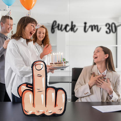 Middle Finger Pinata, Funny Piñata Mexican Pinatas for Birthday Party 30th 40th 50th 60th Middle Finger Adult New Year Party Favors Funny Gifts Decorations