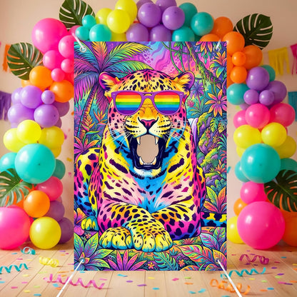 Serencatcher Engineer Party Decorations Photo Prop Backdrop 5x3.3ft Engineer Theme Cutout Backdrop Photo Booth Props Face in Hole Background Banner for Birthday Baby Shower Party Supplies Selfie Frame