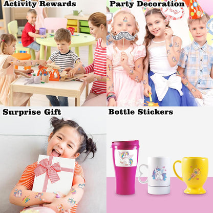 104 PCS Monster Truck Temporary Tattoos for Kids Party Supplies, Individually Wrapped Monster Truck Fake Tattoos Temp Tattoo Stickers for Boys Girls Birthday Party Favors Decorations Activities