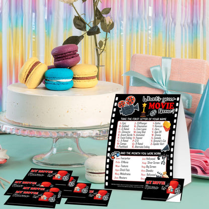 Gamer Birthday Party Decorations, Funny Video Game Party Night Favors Set,What's Your Gamer Name Perfect for Birthday Party Baby Shower Activities(31pcs)