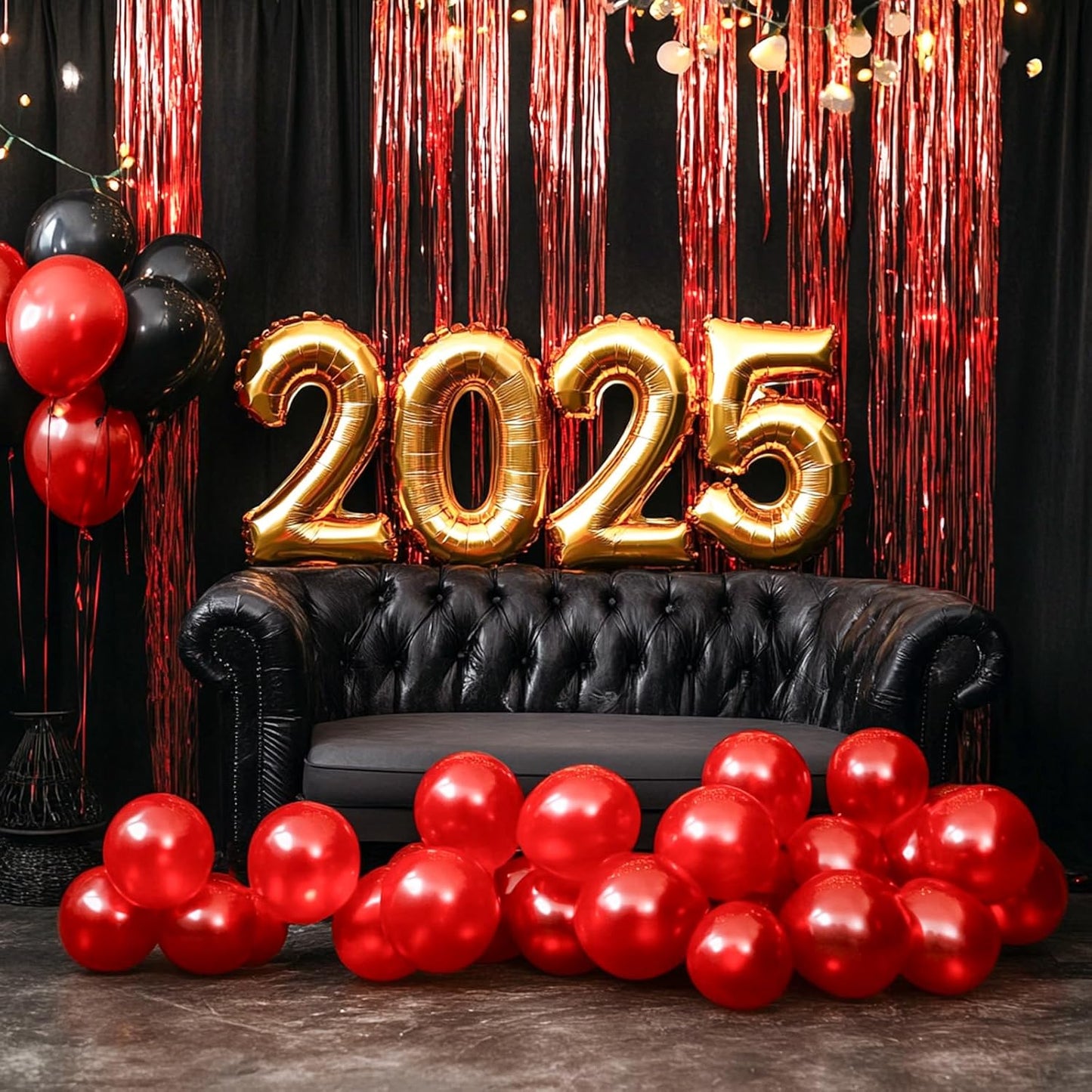 PartyWoo Silver Streamers 3pcs Tinsel Backdrop 8.2FT Metallic Tinsel Foil Fringe Streamer Curtains Party Photo Booth Backdrop for Graduation Baby Shower Bachelorette Wedding Disco Party Decorations