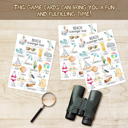 Insect Scavenger Hunt Cards Set of 30 Pcs, Nature Treasure Hunt Game for Family Friends, Outdoor Holiday Party Game Find and Seek Camping Activity -03
