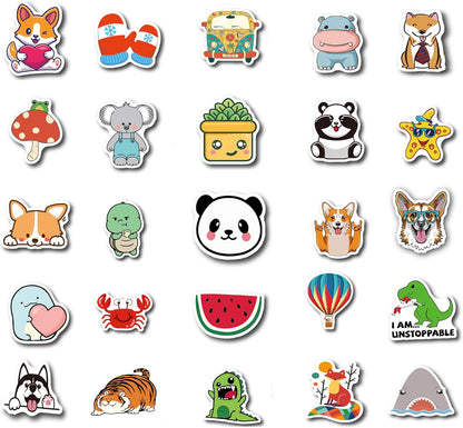 200PCS Waterproof Vinyl Stickers for Water Bottles, Cute Kids Stickers for Classroom Decor, Teacher Supplies & Classroom Must Haves