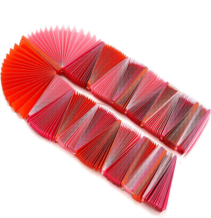 Whaline 3 Pack Paper Fans Garland 15.7 Ft Rose Red Pink Orange Hanging 3D Ornament Banners for Birthday Bachelorette Party Wall Ceiling Decoration