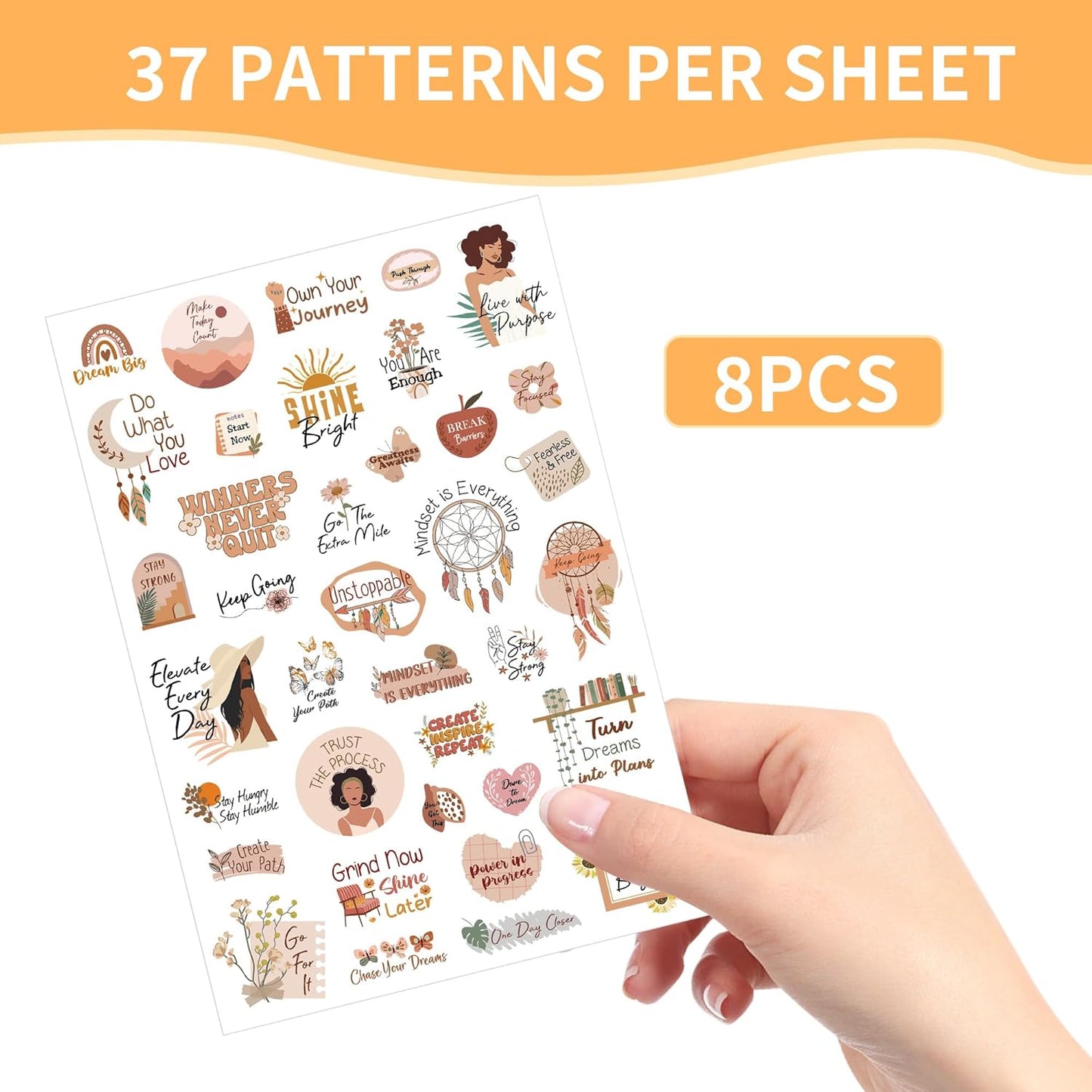 Gymnastic Temporary Tattoos Stickers - 200+ Sport Tattoo for Birthday Party Decorations, Dance Favors Supplies for Girls Boys, School Class Prize(8 Sheets)