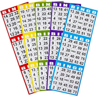SEETOOOGAMES Bingo Paper Game Cards - 3 Card - 100 Books of 10 Sheets