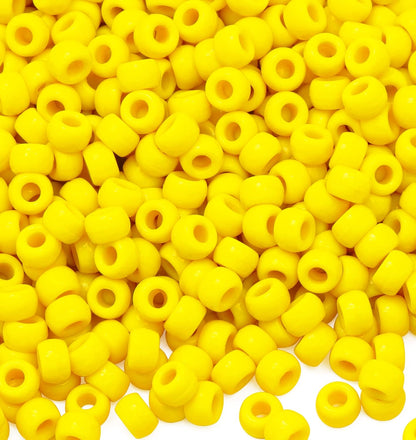 1000Pcs Glow in The Dark Pony Beads 9mm Plastic Kandi Beads Bulk for Friendship Bracelet Necklace Craft Jewelry Making Beads for Hair Braids 9 Color