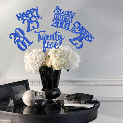 15 PCS 50th Birthday Centerpiece Sticks Fifty Happy 50th Straight Outta 1976 Table Flower Centerpieces Sticks Cheers to 50 Floral Decorations for 50th Birthday Party Centerpieces Supplies Black