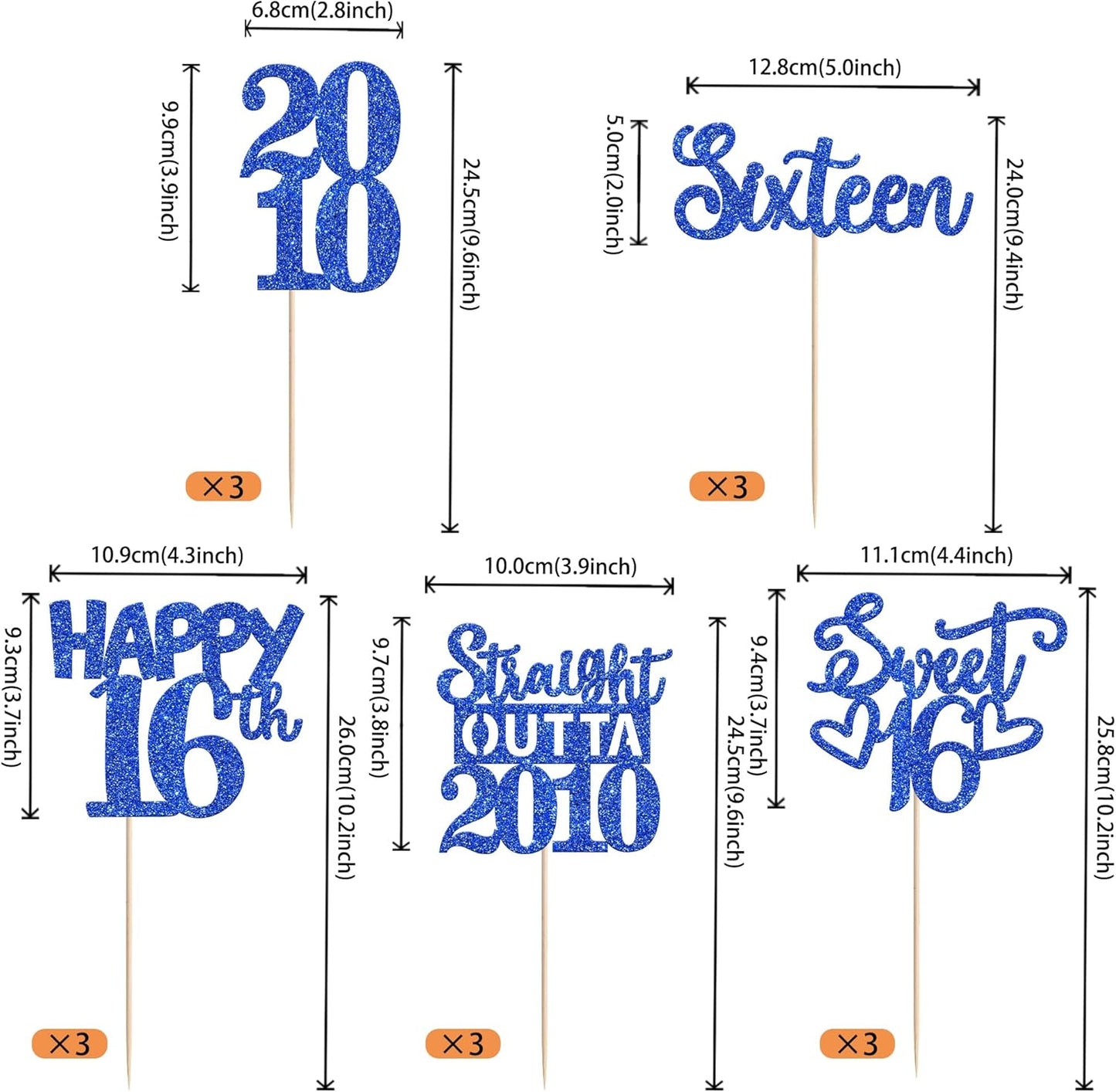 15 PCS 50th Birthday Centerpiece Sticks Fifty Happy 50th Straight Outta 1976 Table Flower Centerpieces Sticks Cheers to 50 Floral Decorations for 50th Birthday Party Centerpieces Supplies Black