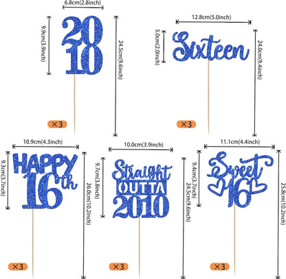 15 PCS 50th Birthday Centerpiece Sticks Fifty Happy 50th Straight Outta 1976 Table Flower Centerpieces Sticks Cheers to 50 Floral Decorations for 50th Birthday Party Centerpieces Supplies Black