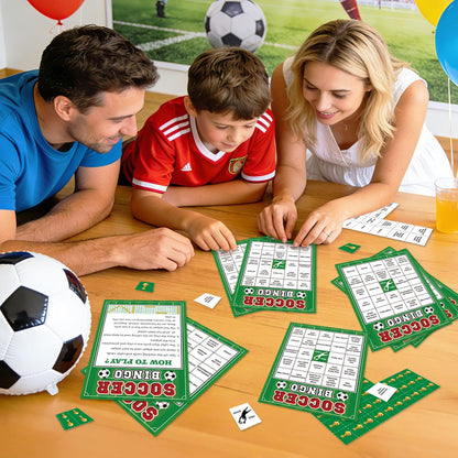 4th of July Bingo Game Set for 24 - Patriotic Party Activities, Independence Day Games for Family Reunion, School & Classroom Decorations – 5" x 7" Cards