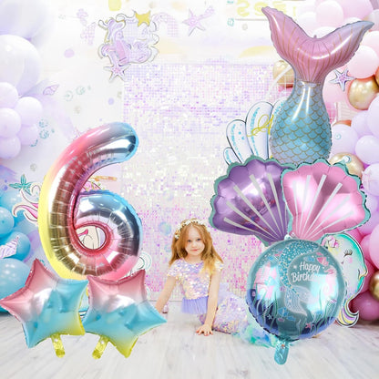 Dinosaur 5th Birthday Decorations, Dinosaur Birthday Party Decorations with Giant Inflatable Dinosaur Balloons 40 Inch Helium Foil Mylar Number 5 Balloons for Dinosaur Theme Birthday Party Decorations