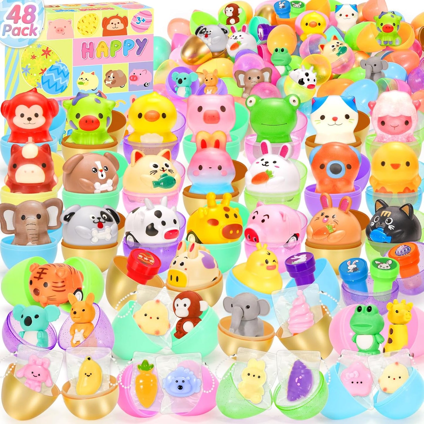 SevenQ Toy Cars Easter Basket Stuffers 24 Pcs, Prefilled Easter Egg Fillers Race Car Party Favors for Kids Birthday Goodie Bag Treasure Box Toys for Classroom Treat Prizes Pinata Egg Hunt Supplies