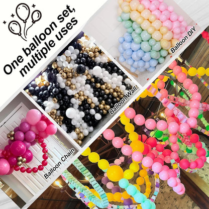 Gold Quick Link Balloons, 60PCS Linking for Balloon Wall Arch Chains, 6inch Linkable for Wedding Birthday Baby Shower Engagement Graduation Party Decorations