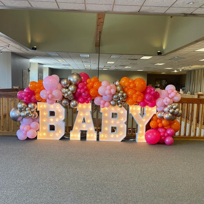 Bezente Pink Balloons Set,60pcs 12 inch Metallic Pearl Pink, Hot & Pastel Pink Latex Balloons Kit for Birthday,Wedding,Baby Shower,Princess Theme Party Decorations