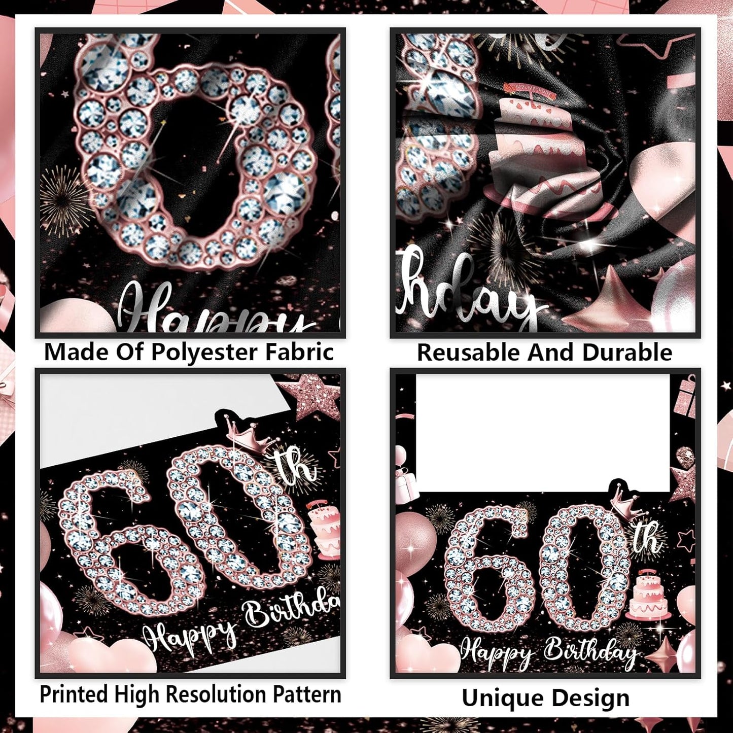 Pink 80th Birthday Neon Photography Banner Backdrop Glow Party Disco Dance Neon Theme Birthday Banner Photo Frame Props Props Selfie Background Face Cutout Photo Props Decoration