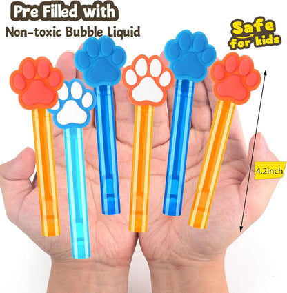 24PCS Animal Bubble Wands for Wild One Birthday Baby Shower Decorations Safari Jungle Theme Party Favors Supplies, Pinata Goodie Bags Filler, Classroom Prizes, Valentines Gifts, Easter Stuffers