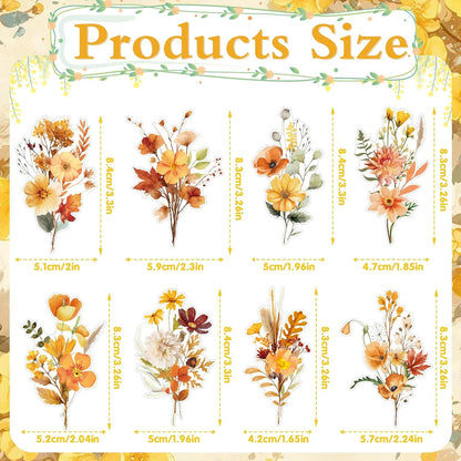 Rngmsi Flower Birthday Cupcake Toppers Decorations, 40PCS Wildflower Baby in Bloom Baby Shower Cake Decorations for Girls Women, Garden Floral Fairy Party Decor