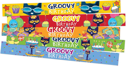 Teacher Pete the Cat Groovy Birthday Slap Bracelets