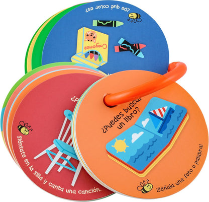 MOLLYBEE KIDS Toddler Scavenger Hunt Cards at Home, Toddler Activity, Ages 2, 3, Indoor Scavenger Hunt Game